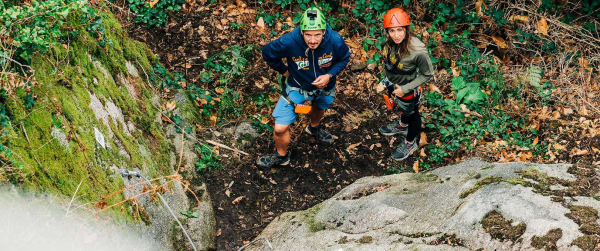 Via ferrata à la base sports loisirs vézère